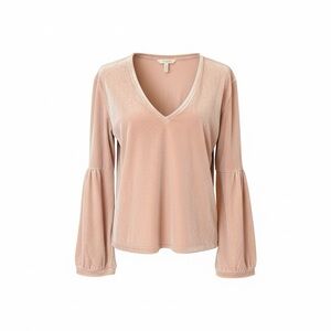 Madewell Blush V-Neck Blouse
